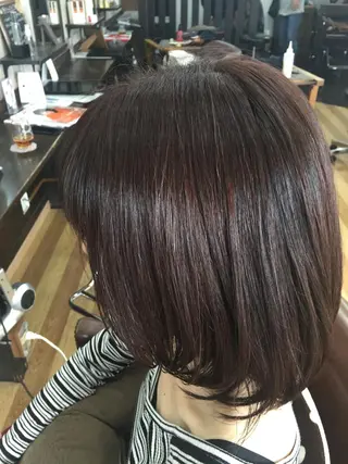 カラー 中山 ルミ子のヘアスタイル
