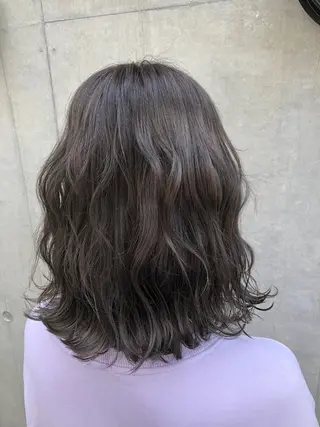 ミディアム カラー ✨髪質改善縮毛矯正✨ 宇田川修平のヘアスタイル