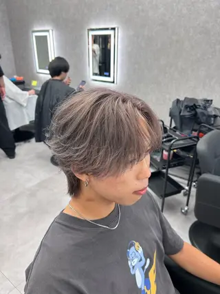 ショート カラー パーマ メンズ メンズ特化 👑YUTAのヘアスタイル