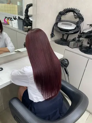 ロング カラー ヘアアレンジ 💗横浜美容室 💗HARUNAのヘアスタイル