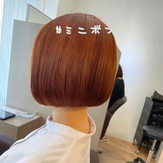 ショート カラー メンズ キッズ ネイル マツエク・マツパ ボブ、縮毛矯正👑 心斎橋/高城涼也のヘアスタイル