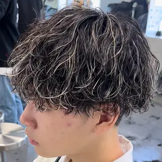 ミディアム カラー ヘアアレンジ メンズ fifth 石川 凪のヘアスタイル