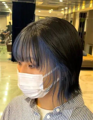 ショート ボブ/艶カラー/ 縮毛矯正/寺岡祐斗のヘアスタイル