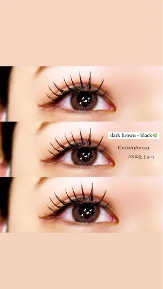 マツエク・マツパ Elle Charmeのマツエク・マツパデザイン