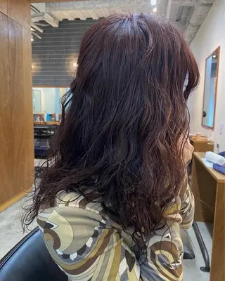 ミディアム カラー 砂原 ひよりのヘアスタイル