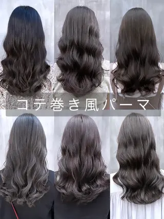 ロング パーマ 吉田 光佑のヘアスタイル