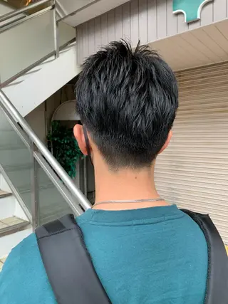 ショート メンズ ウスイマイコ カット/ケアカラーのヘアスタイル