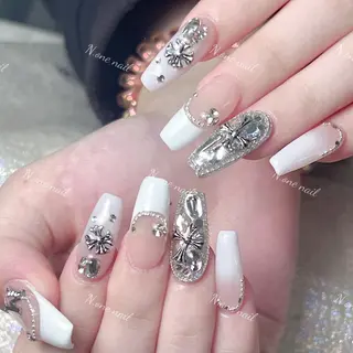 ネイル 長いだし/スカルプ/ パラシェルN.oneのネイルデザイン