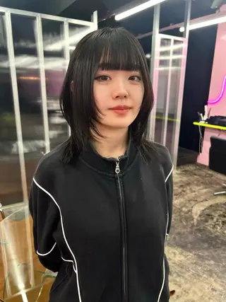 ミディアム haruka /透明感カラーのヘアスタイル