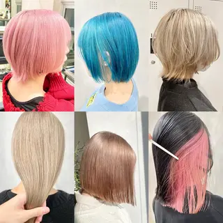 カラー 🔷ダブルカラーハイ トーン🔷櫻井走のヘアスタイル