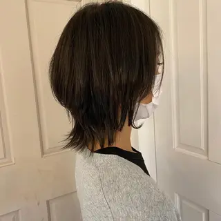 ショート レイヤーと顔まわり 大好き❣️関口拓馬のヘアスタイル