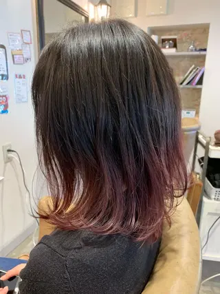 ミディアム カラー Lolonois池田 代表 鍜治本颯太のヘアスタイル