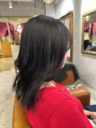 カラー 盛影 幹のヘアスタイル