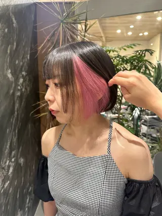 ショート カラー 💋ハイトーンデザイ ンヘア💋A'nyuのヘアスタイル