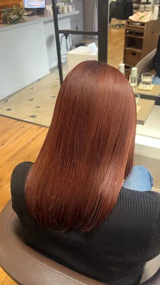 セミロング カラー アカリ ✄﻿似合わせカット✄のヘアスタイル