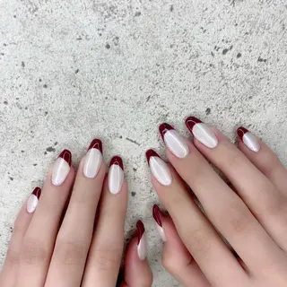 ロング カラー パーマ ヘアアレンジ メンズ キッズ ネイル マツエク・マツパ アイブロウ Salon Ｋのネイルデザイン