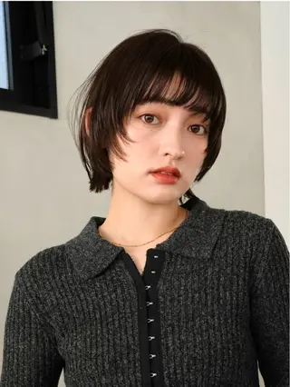 ミディアム 透明感カラー/似合わ せカット/大島実加永のヘアスタイル