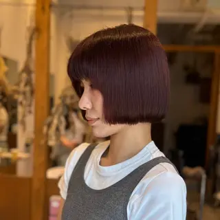 ミディアム カラー 🤍江坂 ハヤシアヤナ🤍のヘアスタイル