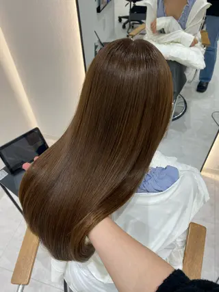 ロング 髪質改善/艶カラー 🎀レイヤーカットのヘアスタイル