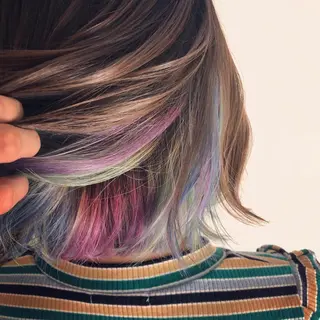 ミディアム カラー 原宿サロン代表 デザインカラー伊藤卓のヘアスタイル