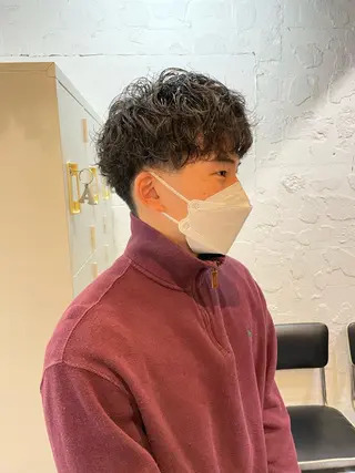 パーマ メンズ 🔥メンズショート 職人🔥大澤龍也のヘアスタイル