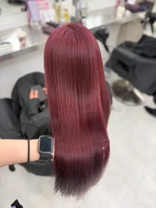 ロング ♡暖色ガーリー/ ピンク/かえで♡のヘアスタイル