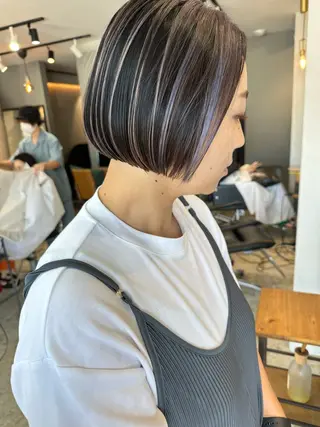 ショート カラー 🍀石川尚之🍀 HELIMのヘアスタイル