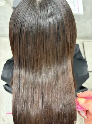 ロング すぐ巻ける縮毛矯正 🍀勝倉　麗のヘアスタイル