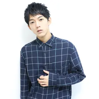 ショート メンズ キッズ ネイル マツエク・マツパ M字・前髪割れ 改善メンズ特化/栢沼のヘアスタイル