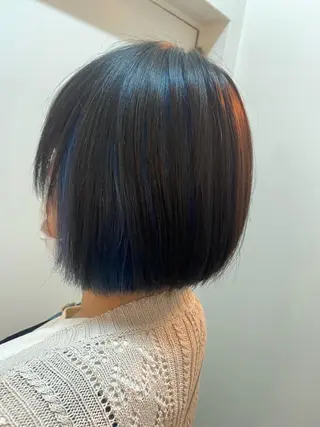 ショート カラー ジャニヲタ美容師 推しカラー中平海帆のヘアスタイル