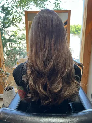 ロング カラー シンヤヘアーズ 泉大津本店のヘアスタイル