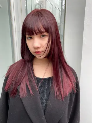 ロング カラー ANDREY 表参道 ショート×髪質改善のヘアスタイル