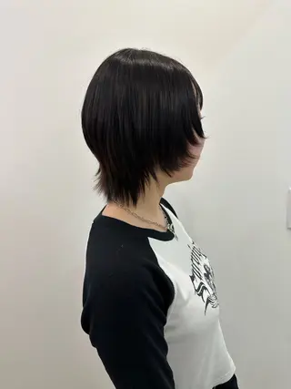 ショート レイヤー/ナチュラル 💐nao.のヘアスタイル