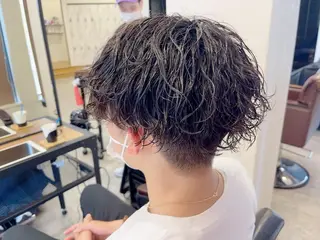 カラー パーマ メンズ ケイゴ【店長】 メンズパーマ特化のヘアスタイル