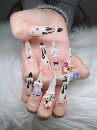 ネイル Lee Nails チップ長さだし専門店のネイルデザイン