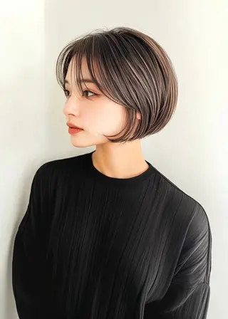 ショート カラー 40代以降の 縮毛矯正専門家のヘアスタイル
