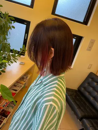 ミディアム 佐藤 寛朗のヘアスタイル