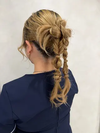 ミディアム カラー パーマ ヘアアレンジ メンズ LAVENDIA 初音のヘアスタイル