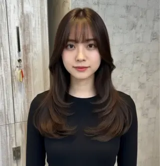 セミロング カラー ✨髪質改善＆eye✨ ななみのヘアスタイル