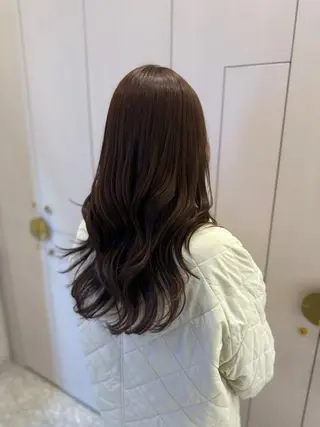 ロング カラー 暖色/オリーブカラー /中村未来🍒🫒のヘアスタイル