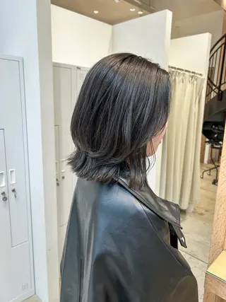 ミディアム カラー ヘアアレンジ yuka .のヘアスタイル