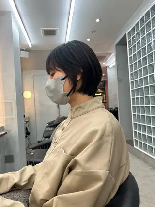 ショート レイヤー/艶髪 縮毛矯正🌱 赤石のヘアスタイル