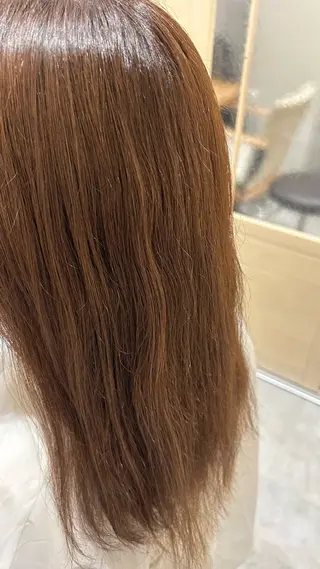ロング カラー 似合わせ 顔周りYUUGAのヘアスタイル
