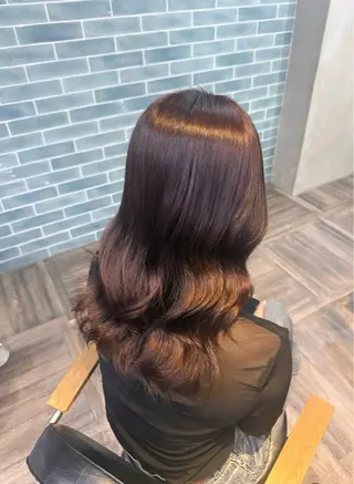 セミロング 上野 日菜莉のヘアスタイル