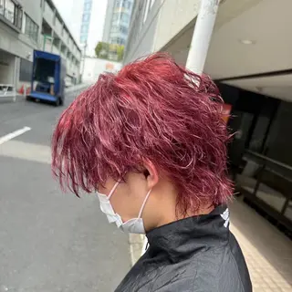 カラー 🔥フェザーパーマ 特化🔥勇斗のヘアスタイル