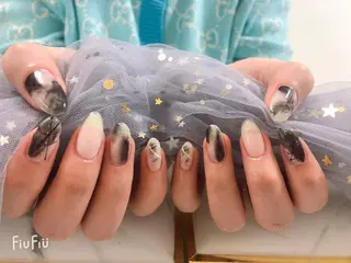 ネイル ネイルサロンエクラ 🫧Shizukaのネイルデザイン