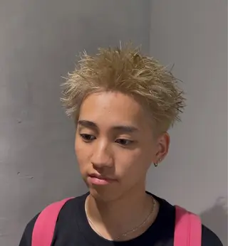 カラー メンズ 岡田/メンズ特化/パ ーマ&ショートのプロのヘアスタイル