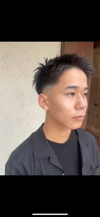 ショート メンズ MATSURI BASE.AWAJIのヘアスタイル