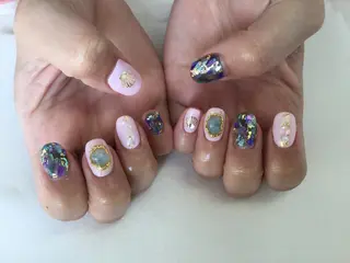 ネイル 💎🐰 saki. m 🐰💎のネイルデザイン