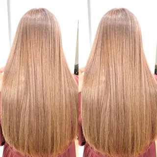 ロング 🌙HIZUKI🌙 ハイトーン 艶髪のヘアスタイル
